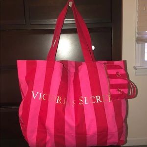 Huge Victoria’s Secret Tote Duffel Bag